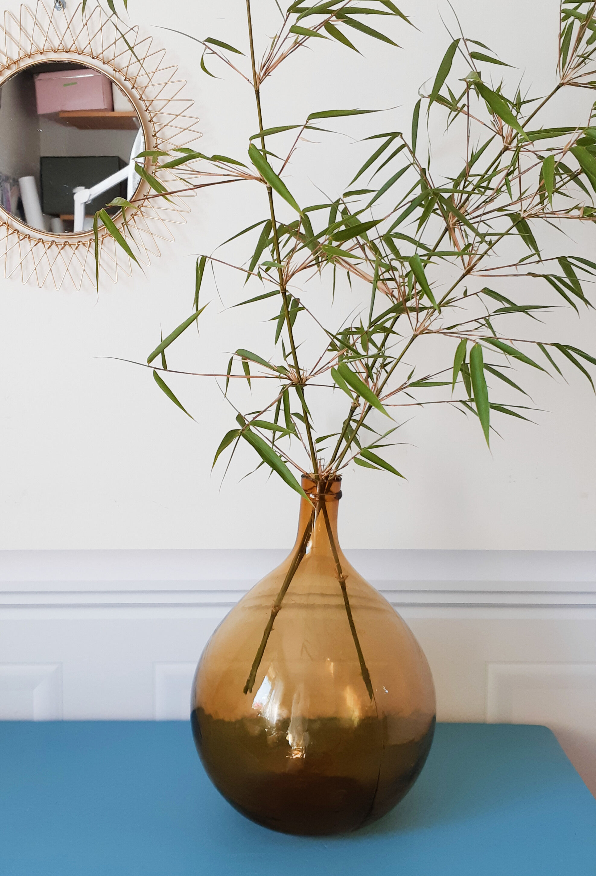 Demijohn 6 litres yellow ochre