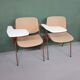 Pair of college chairs by  Giancarlo Piretti for Castelli