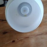 Vintage lamp from the 70s white opaline
