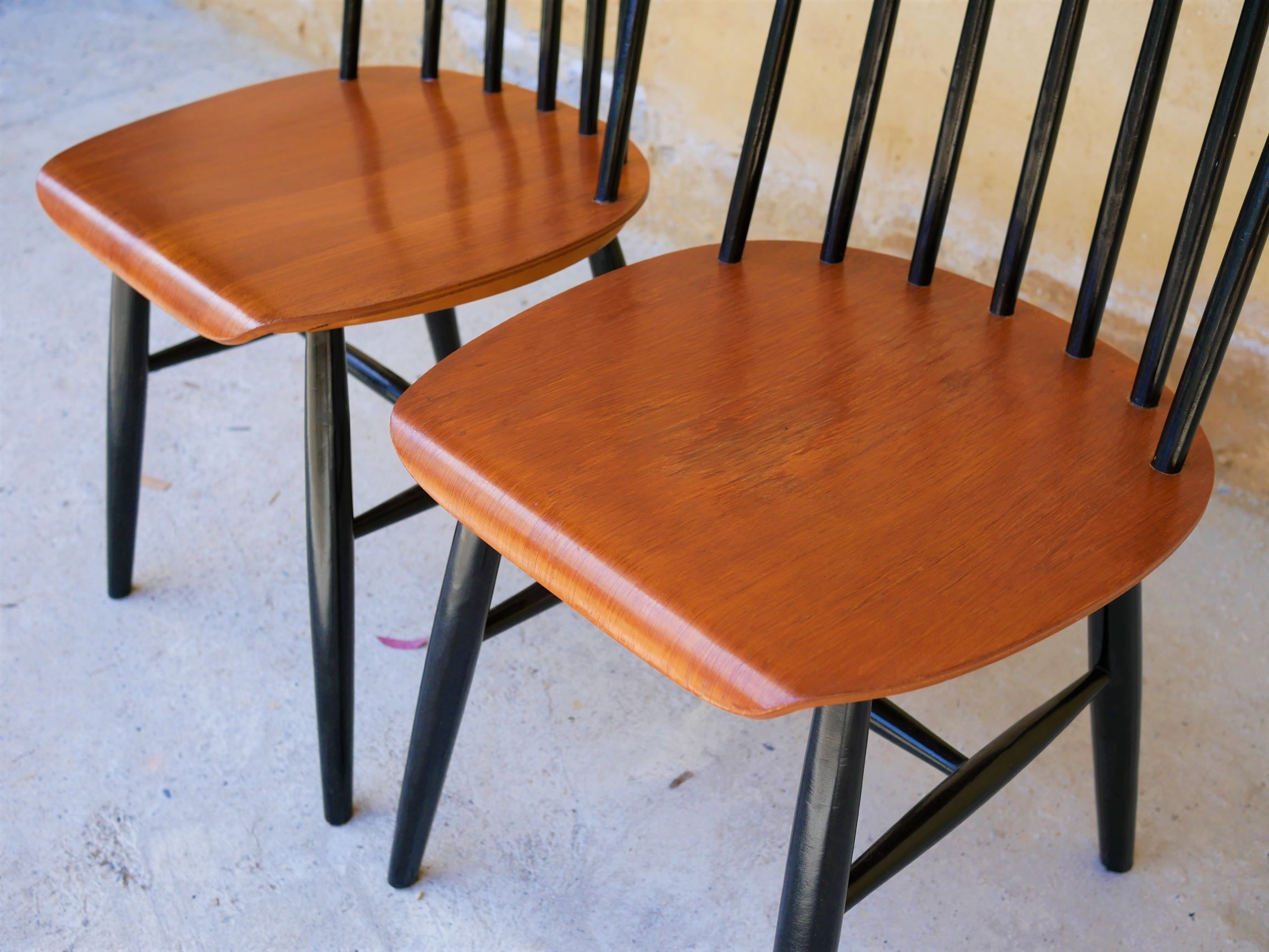Chaise scandinave par I.Tapiovaara modèle « Fanett »