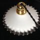 Suspension en opaline blanche