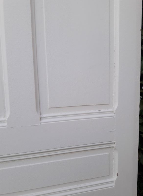 Communication door 82,5x216,8cm old molded