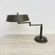 Mid-century Italian brass table desk lamp with pantograph arm, 1940s