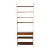 'string' bookcase with metal frame
