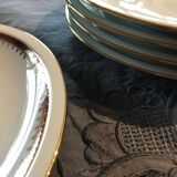 Set of 10 Berry High Porcelain dessert plates