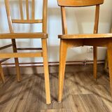 Mismatched set of 4 bistro chairs
