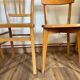 Mismatched set of 4 bistro chairs