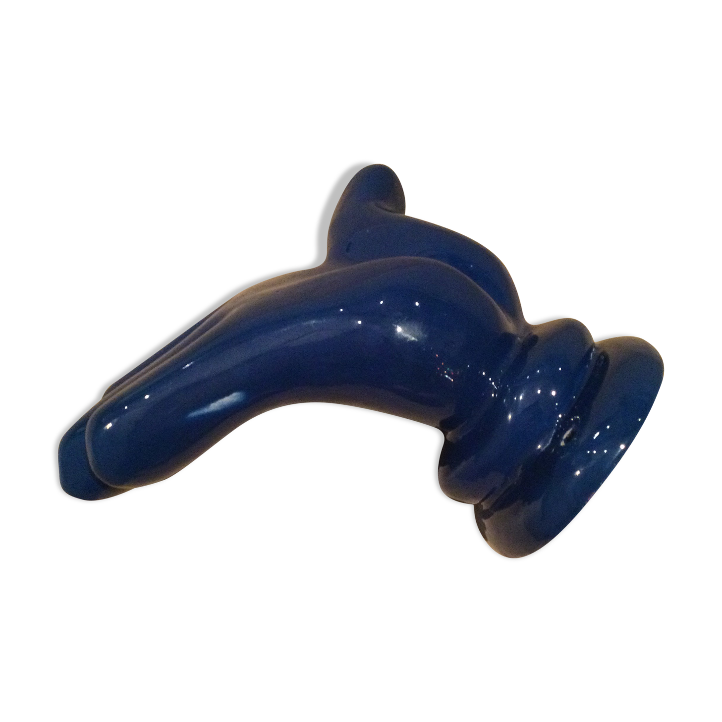 Ceramic hook signed J.C. Pieré vintage 1980