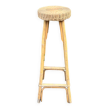 Bamboo side table