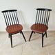 Pair of vintage Scandinavian design chairs from the 50s/60s. Model Fa