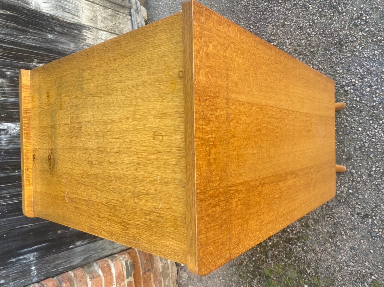 Vintage compass foot dresser