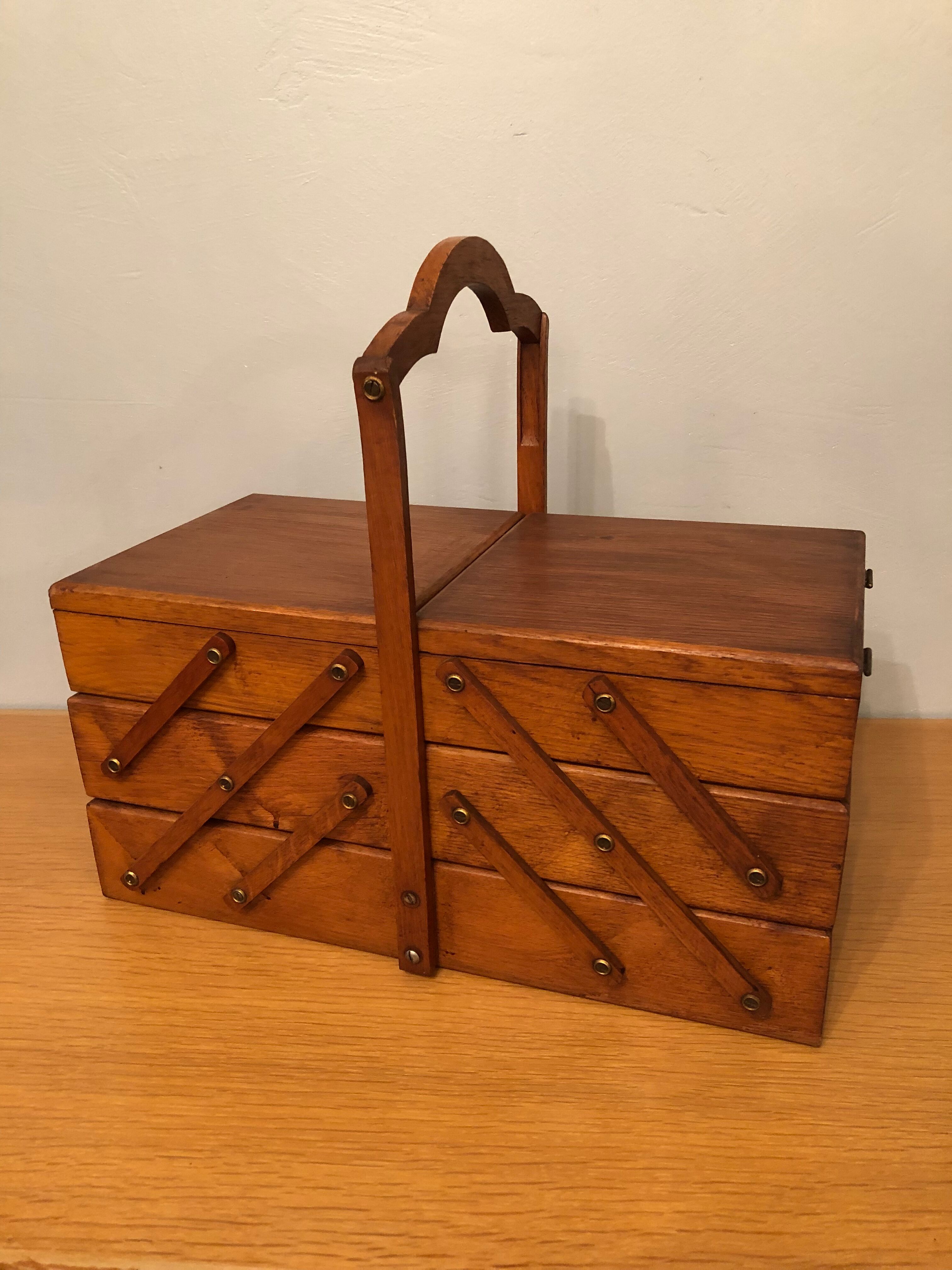 Vintage sewing basket