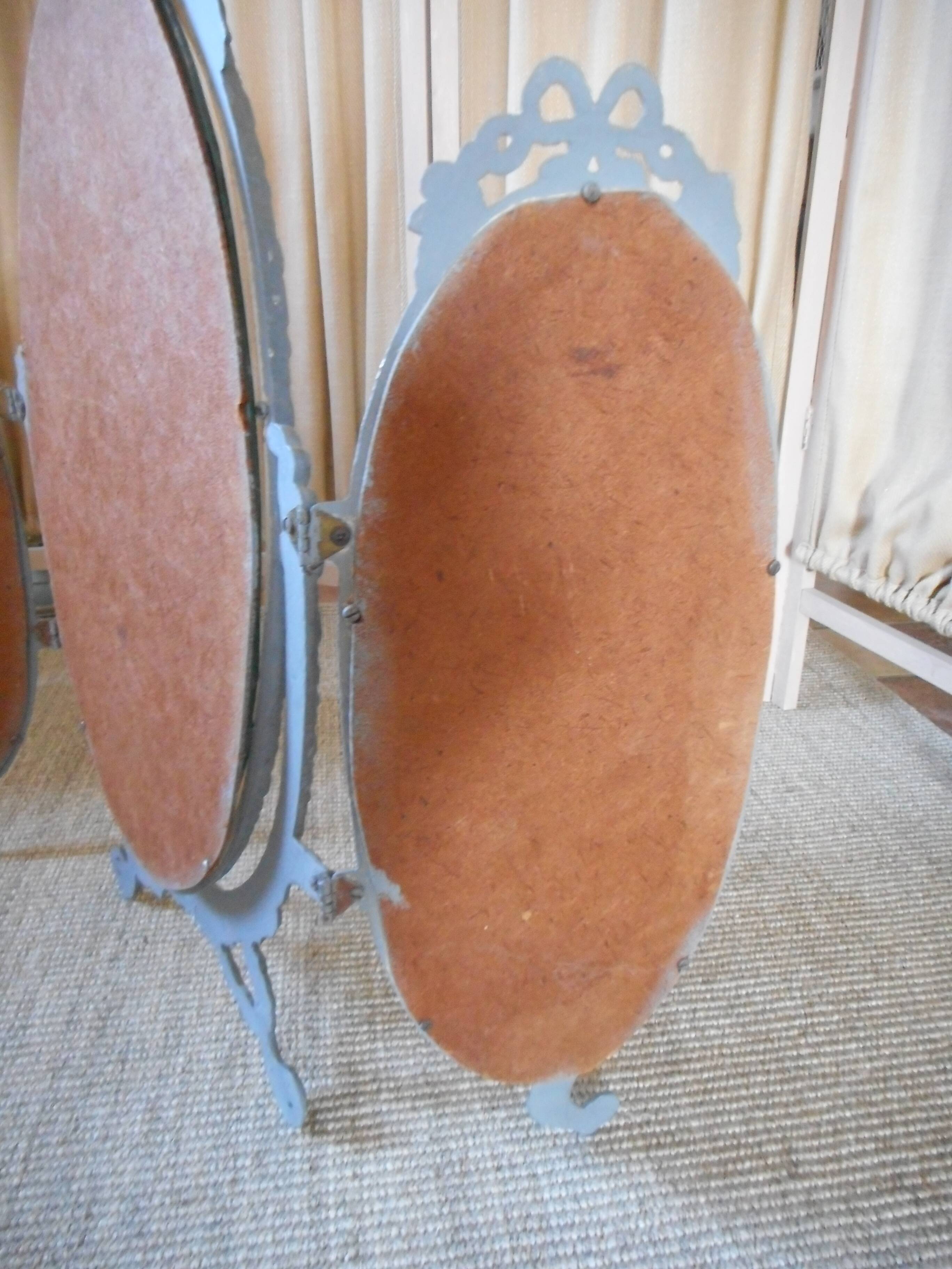 triptych psyche mirror to place on table or dressing table