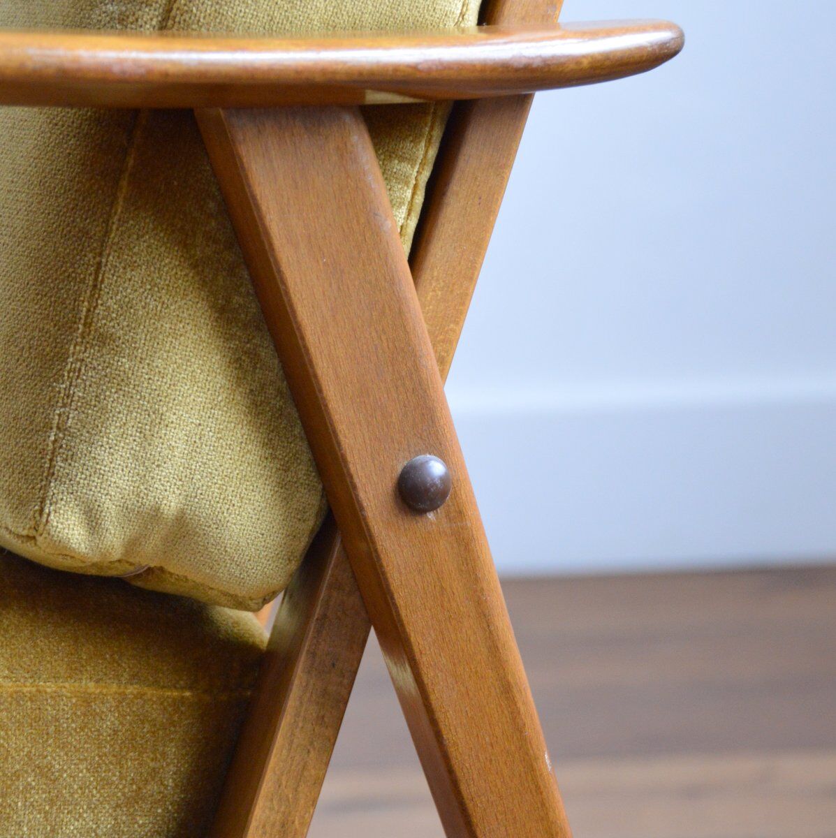 Pair of Scandinavian teak armchairs 1960s