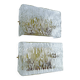 Pair of Vintage Kalmar Glass Sconces
