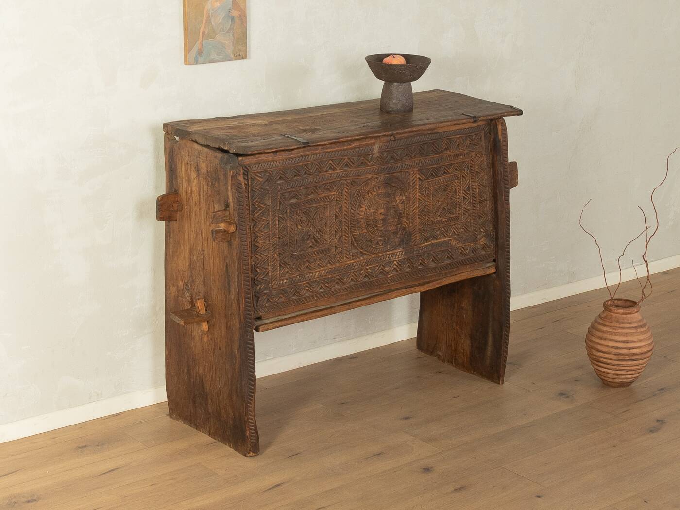 Antique Turkmen wedding chest