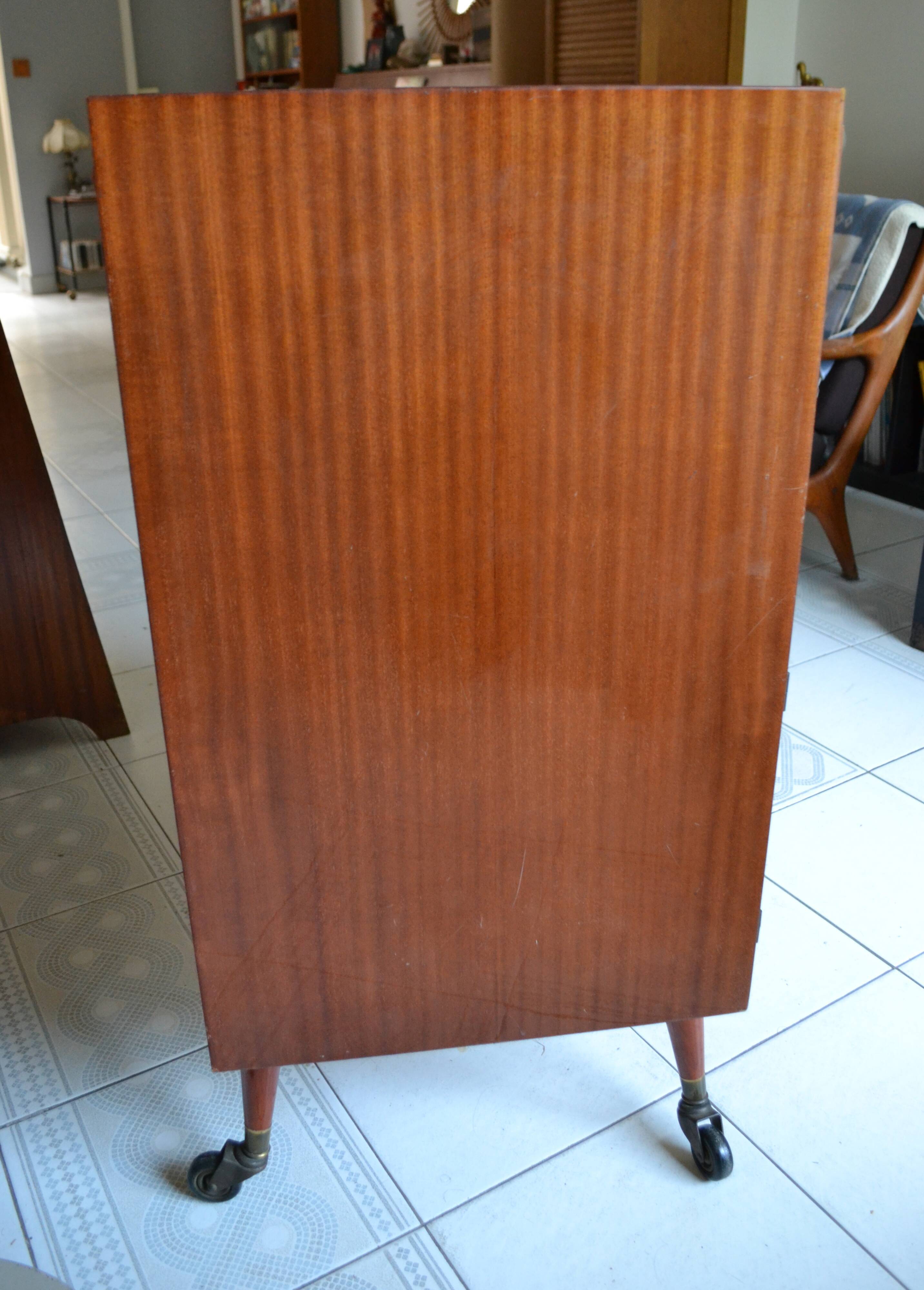 Vintage hifi furniture 60s/70s mahogany