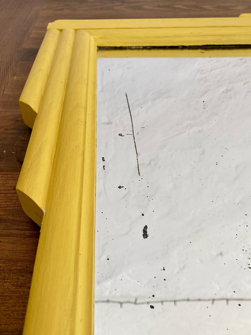 Horizontal art deco mirror