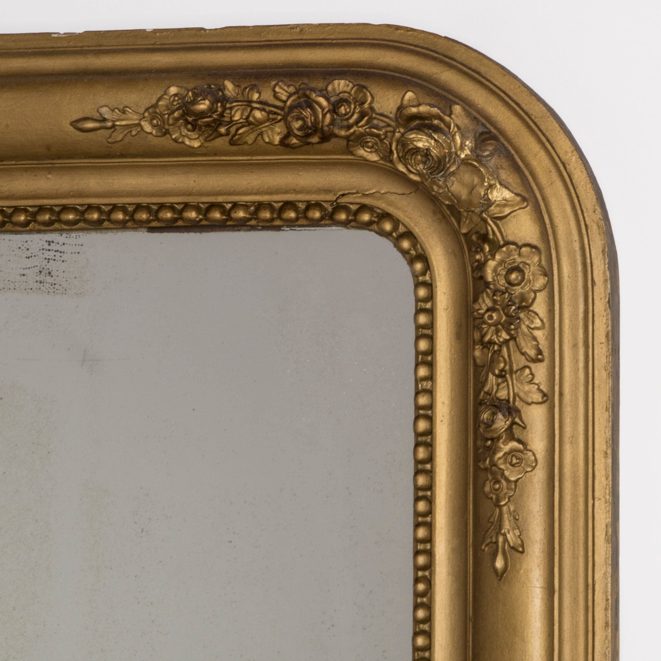 Antique flower mirror - 158x110cm
