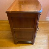 Louis XIV style chest of drawers in cherry, 4 drawers. Perfect condition.