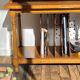 Meuble bas electrophone vintage