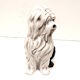 Chien en céramique peint à la main au design italien vintage
