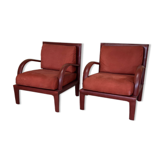 Lot de 2 fauteuils Roche Bobois