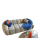 Two-seater sofa - contemporary design - as new condition