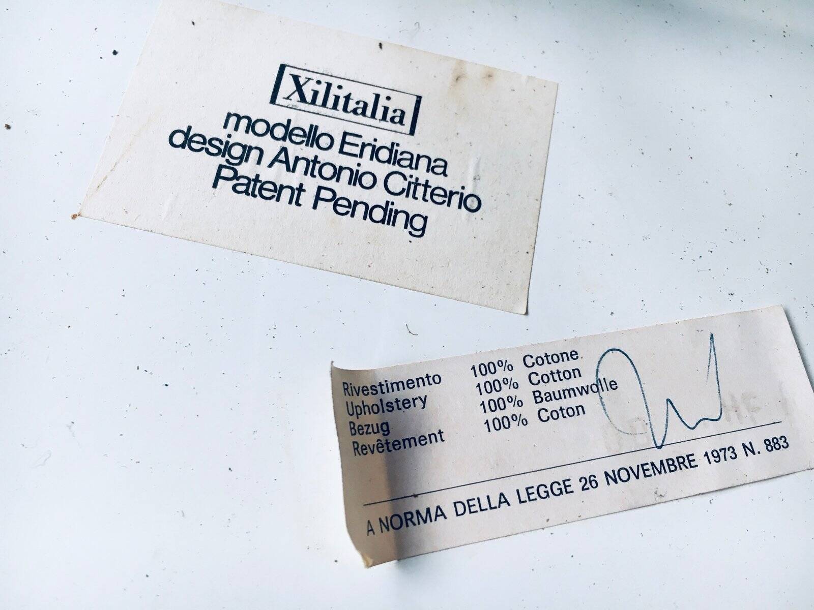 Set of Postmodern Eridiana Dining Chairs by Antonio Citterio for Xilitalia, 1980s