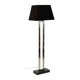Eichholtz Arlington Design Floor Lamp Stainless Steel Granite Base 152cm