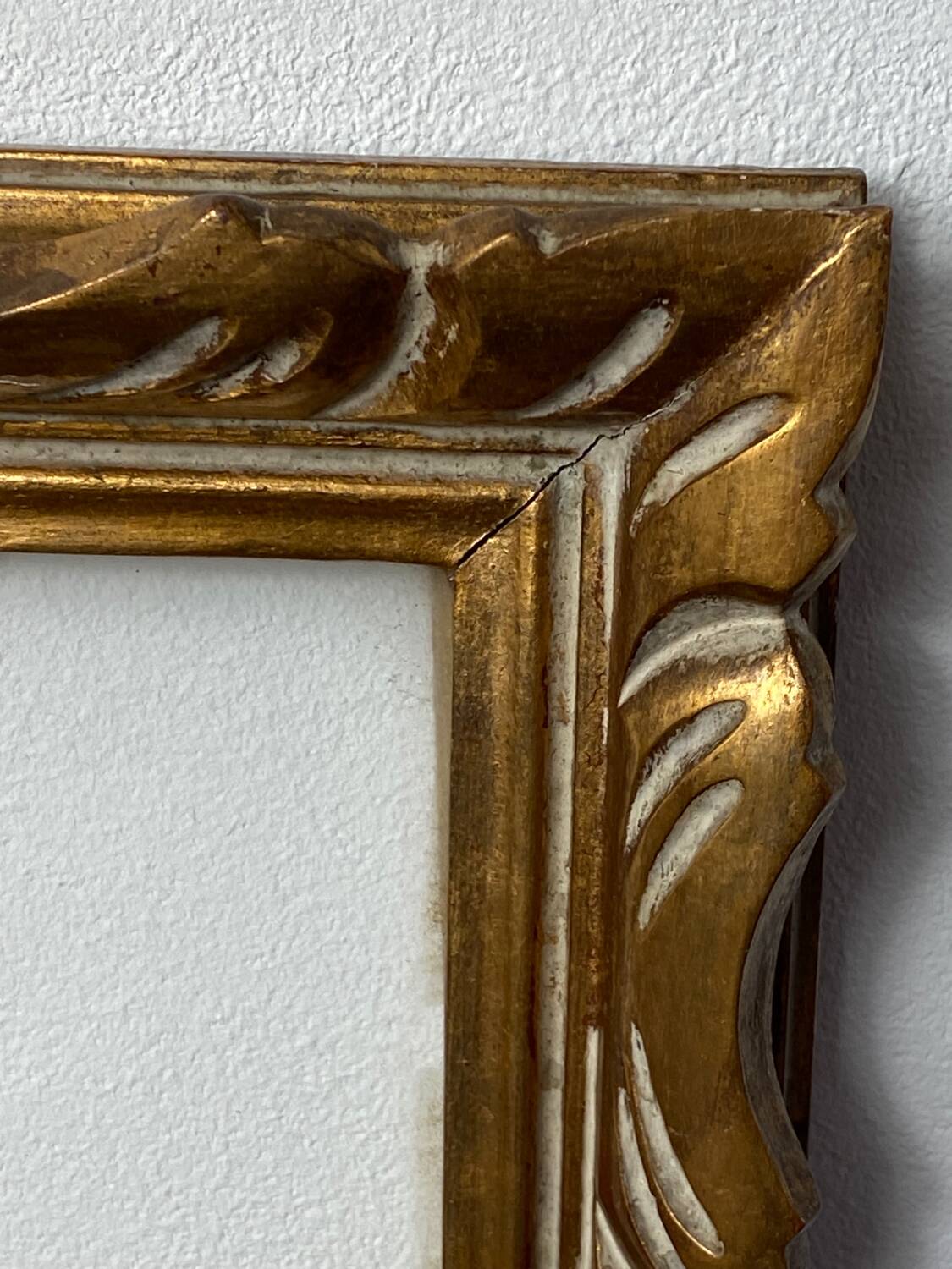 Carved wooden frame