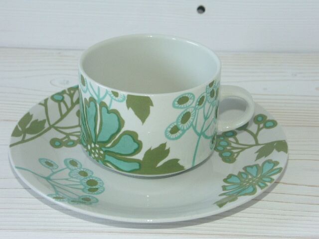 Scarlett Breakfast Set, Villeroy & Boch vitro porcelain, vintage 1967