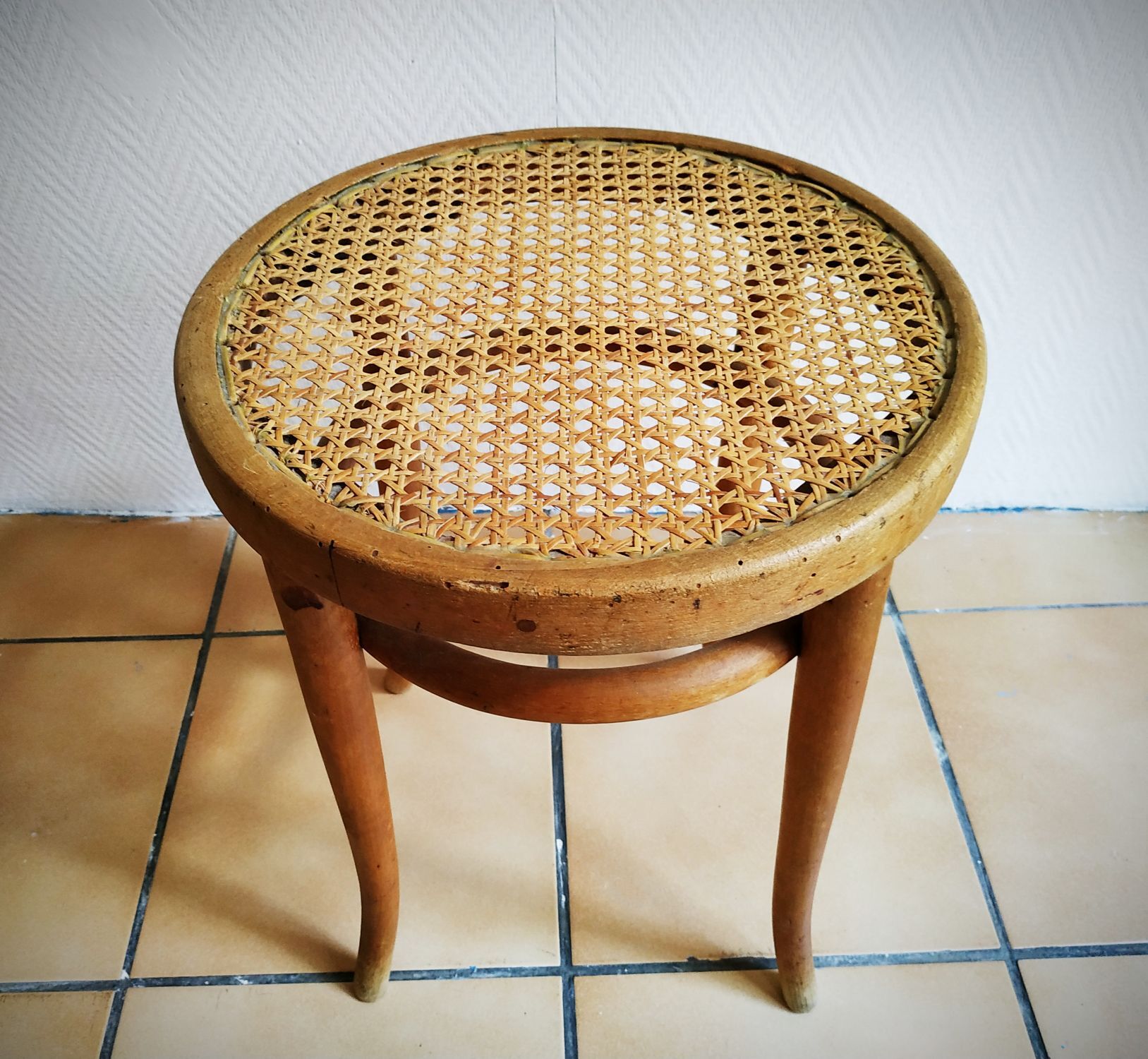Wooden stool and canning