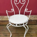 Wrought iron garden furniture