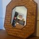 Rattan mirror