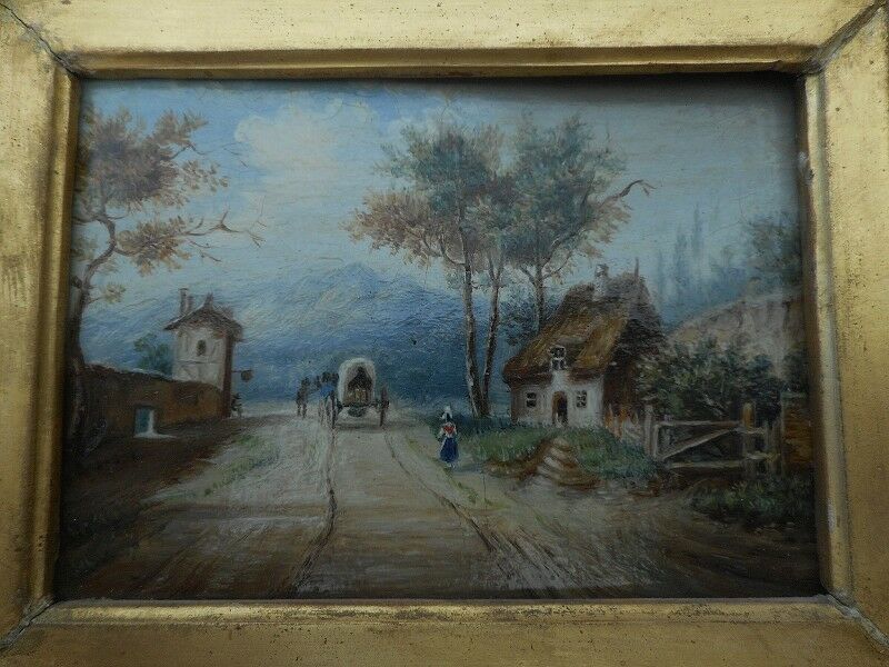 Painting signed Allard of the 19th