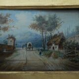 Peinture signe Allard du XIXème siecle
