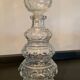 Vintage molded glass bottle France