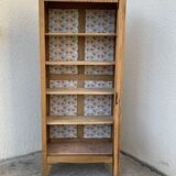 Parisian wardrobe glazed art deco 1920 raw wood