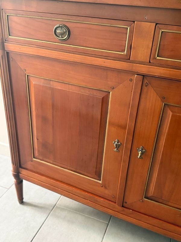 Louis XVI cherry wood sideboard