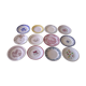 Set of 12 different flat plates
