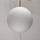 Suspended glass ball lamp by Peill & Putzler.