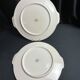 Lot of 2 Sarreguemines earthenware cake dishes from Ma Normandie circa 1950