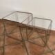 Set of 3 ISOCELE nesting tables. Max SAUZE. 1970.