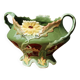 Art Nouveau slip planter with thistles