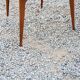 Set of 6 vintage Scandinavian style chairs from the 50s