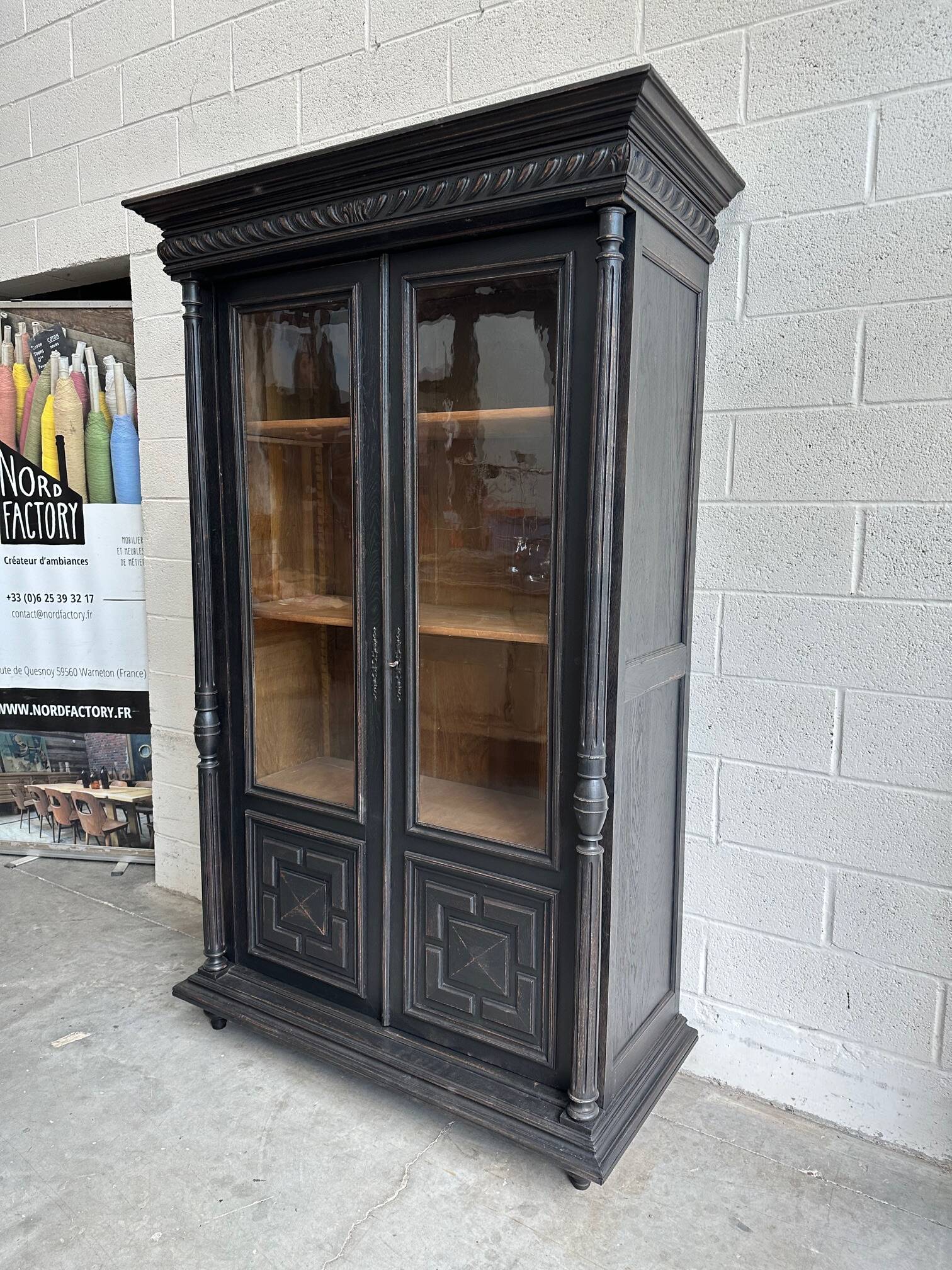 Patinated library, late 19th century