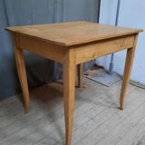 Louis XV style table in natural wood