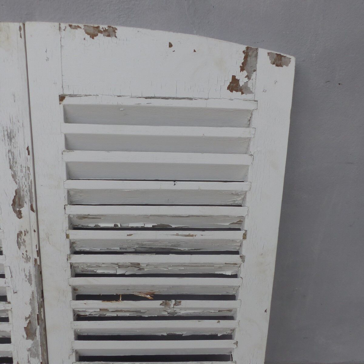 Wooden shutters louvers 2 swings L 49.5 x H 152 cm