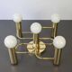 Leola Sciolari Ceiling Light in Dark Brass, Germany, 1980s